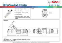 Load image into Gallery viewer, INJECTION VALVE BOSCH 382cc
