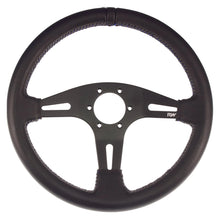 Load image into Gallery viewer, 350MM LEATHER STEERING WHEELS ~ FLAT-NZRACEWORKS-Autoignite NZ