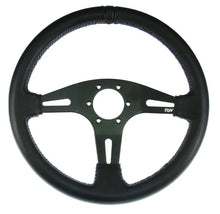 Load image into Gallery viewer, 350MM LEATHER STEERING WHEELS ~ FLAT-NZRACEWORKS-Autoignite NZ