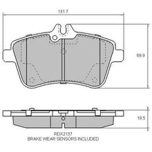 Load image into Gallery viewer, RDA GP MAX GENERAL PURPOSE LOW METALLIC BRAKE PAD SET MERCEDES