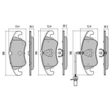 Load image into Gallery viewer, RDA GP Max Brake Pads RDB2242 - suits Audi A4, A5, A6, A7, Q5