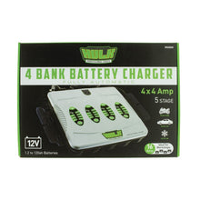 Load image into Gallery viewer, HULK AUTOMATIC SWITCHMODE BATTERY CHARGER 4 BANK X 4 AMP 12V 5 STAGE | HU6560