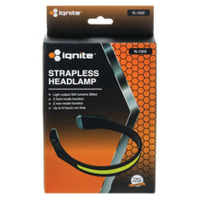 Load image into Gallery viewer, RECHARGEABLE STRAPLESS LED HEADLAMP WITH TAIL LIGHTS