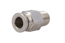 Load image into Gallery viewer, RACEWORKS 1/8IN NPT AN-3 PNEUMATIC PUSH HOSE END STRAIGHT SS | RWF-121-02SS