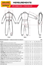 Load image into Gallery viewer, RACEWORKS 3 LAYER 1 PIECE NOMEX RACING SUITS