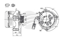 Load image into Gallery viewer, ALT 12V 215A CW BLACK SERIES SUIT GM LS & UNIVERSAL | BKS-LS215-AUTOIGNITE-Autoignite NZ
