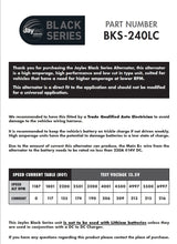 Load image into Gallery viewer, ALT 12V 240A L/CRUISER V8 DSL TOTOTA 76,79 & 200 SERIES | BKS-240LC-AUTOIGNITE-Autoignite NZ