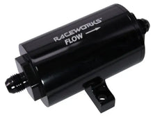 Load image into Gallery viewer, RACEWORKS BILLET INLINE FILTER AN-6 40 Mi | ALY-206-40BK-NZRACEWORKS-Autoignite NZ