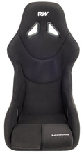 Load image into Gallery viewer, RACEWORKS FIBREGLASS SEAT BLACK CLOTH FIA APPROVED ~ SMALL-NZRACEWORKS-Autoignite NZ