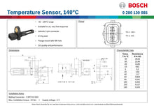 Load image into Gallery viewer, TEMPERATURE SENSOR | 0 280 130 085
