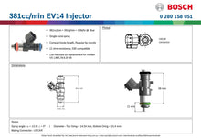 Load image into Gallery viewer, INJECTION VALVE BOSCH 381cc
