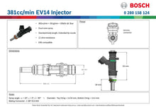 Load image into Gallery viewer, INJECTION VALVE BOSCH 381cc
