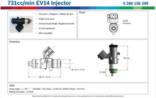 Load image into Gallery viewer, BOSCH INJECTION VALVE - 731CC/MIN | 0 280 158 291
