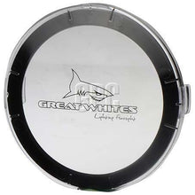 Load image into Gallery viewer, LENS COVER CLEAR 170MM WITH RUBBER SEAL TO SUIT GREAT WHITES | EACH
