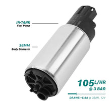 Load image into Gallery viewer, &gt;105L/H @3BAR IN-TANK ELECTRIC FUEL PUMP | BFP0382

