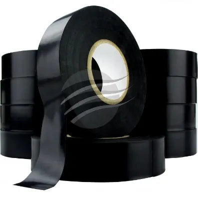 10PACK BLACK INSULATION TAPE 19MM X 10METERS | HT110P-AUTOIGNITE-Autoignite NZ