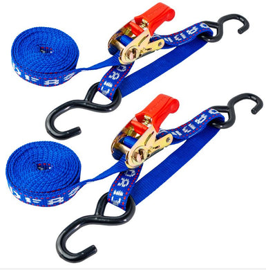 25mm x 500mm Endless Hook to Hook tiedown. 2 x Floating S-hooks - Pair | 800kg's-TIE DOWN-Autoignite NZ