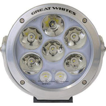 Load image into Gallery viewer, GREAT WHITES ATTACK 170MM LED BACKLIT ROUND ALLOY DRIVING LIGHT | EACH

