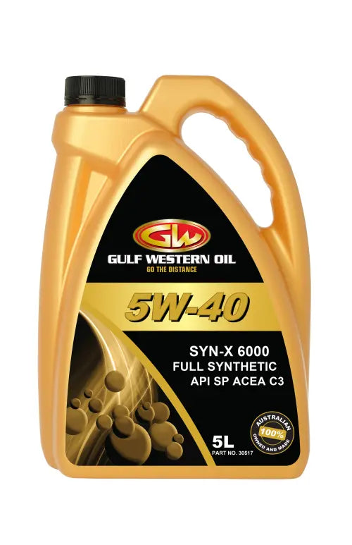 GULF WESTERN SYN-X 6000 5W-40 ENGINE OIL