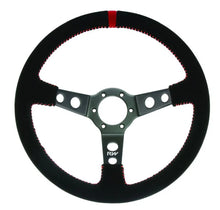 Load image into Gallery viewer, 350MM SUEDE STEERING WHEELS ~ DISHED-NZRACEWORKS-Autoignite NZ
