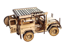 3D WOODEN CONSTRUCTION KIT | TOYOTA FJ40 CUSTOM-PICKY-Autoignite NZ