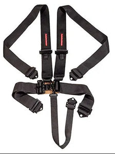 5 POINT SFI LATCH/LINK HARNESS (BLACK) | VPR-100BK-NZRACEWORKS-Autoignite NZ