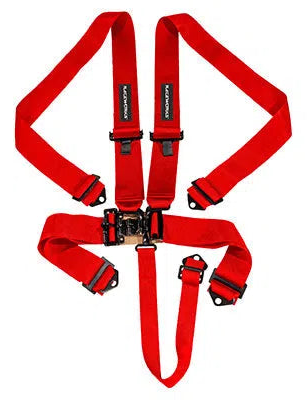 5 POINT SFI LATCH/LINK HARNESS (RED) | VPR-100RD-NZRACEWORKS-Autoignite NZ