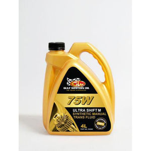 GULF WESTERN ULTRA SHIFT SYNTHETIC MANUAL TRANSMISSION FLUID - 4L