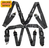 Load image into Gallery viewer, 6 POINT FIA CAMLOCK HARNESS ~ BLACK | VPR-140BK-NZRACEWORKS-Autoignite NZ

