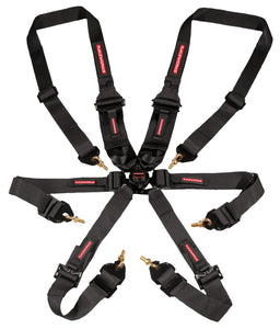 6 POINT FIA CAMLOCK HARNESS HANS (BLACK) | VPR-150BK-NZRACEWORKS-Autoignite NZ