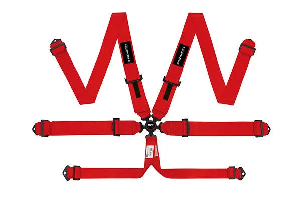 6 POINT SFI CAM LOCK HARNESS (RED) | VPR-130RD-NZRACEWORKS-Autoignite NZ