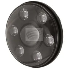 Load image into Gallery viewer, 7" LED H/LIGHT 9-36V HIGH /LOW BEAM BLACK FACE 7LEDs 65 Watt-IGNITE-Autoignite NZ
