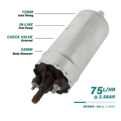 75L/H @2.5BAR IIN-LINE FUEL PUMP BOSCH | 0 580 463 016-BOSCH-Autoignite NZ