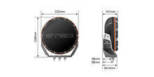 Load image into Gallery viewer, LEDTYPE-X-SRT - STEDI TYPE X SPORT 8.5 IN ROUND DRIVING LIGHT SET
