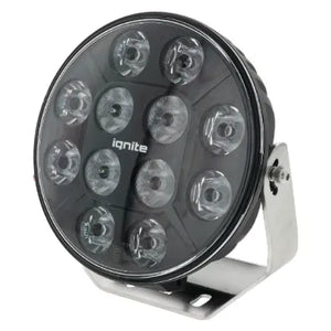 9" LED DRIVING LAMP FLOOD/SPOT BEAM 25Deg 9-36V 120 Watt BLK-IGNITE-Autoignite NZ