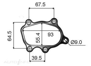 TURBOCHARGER OUTLET GASKET NISSAN SR20DET | TUR027-PERMASEAL-Autoignite NZ