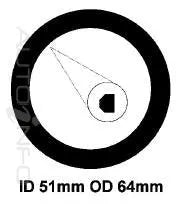 EXHAUST FLANGE GASKET COVER GASKET FORD/HOLDEN-GASKETS-PERMASEAL-Autoignite NZ