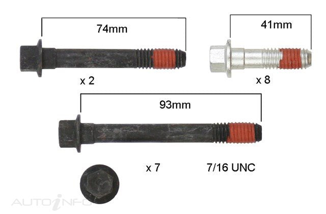 HEAD BOLT SET CHEVROLET SB-HEAD BOLT SET-PERMASEAL-Autoignite NZ