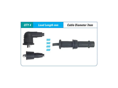IGNITION LEAD SET SUBARU EARLY 1.8, 2.0,2.2 | ILS-052M-AUTOIGNITE-Autoignite NZ