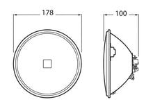 Load image into Gallery viewer, ROUND SEALED BEAM 7" OR 178mm 12V 75/50 Watt HIGH/LOW BEAM
