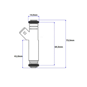 SIEMENS 80LB/HR BOSCH PLUG HI IMP | INJ-110