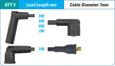IGNITION LEAD SET HYUNDAI EXCEL 1.5 SOHC | ILS-046M-AUTOIGNITE-Autoignite NZ