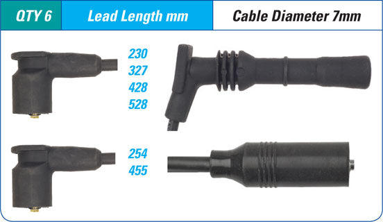 IGNITION LEAD SET CALIBRA | ILS-060M-AUTOIGNITE-Autoignite NZ