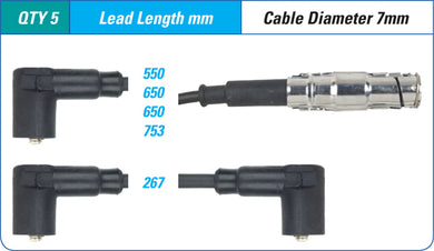 IGNITION LEAD SET PORSCHE 924 | ILS-122M-AUTOIGNITE-Autoignite NZ