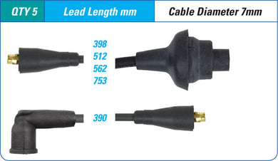 IGNITION LEAD SET CITROEN BX | ILS-085M-AUTOIGNITE-Autoignite NZ