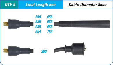 IGNITION LEAD SET HOLDEN V8 | ILS-016M-AUTOIGNITE-Autoignite NZ