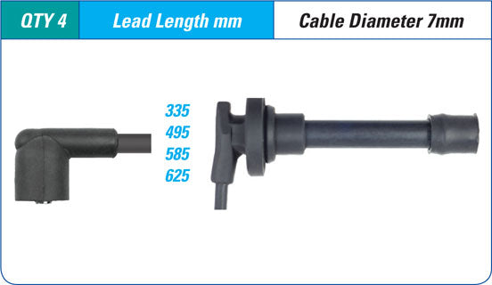 IGNITION LEAD SET HOLDEN TOYOTA | ILS-088M-AUTOIGNITE-Autoignite NZ