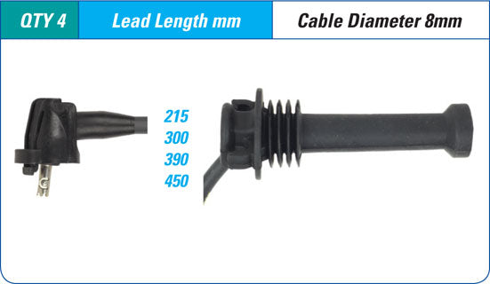 IGNITION LEAD SET FORD MONDEO 2.0 | ILS-067M-AUTOIGNITE-Autoignite NZ