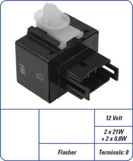 FLASHER UNIT 8 PIN | REL-077