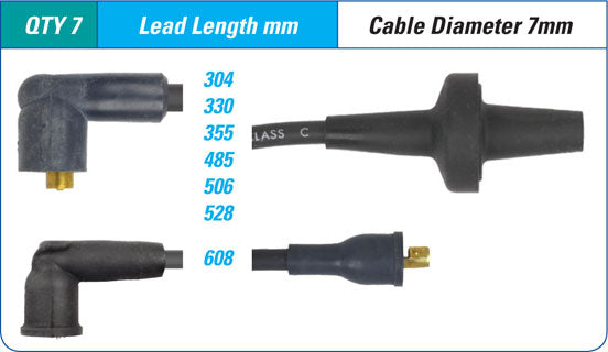 IGNITION LEAD SET RENAULT 2.6 2.7 | ILS-095M-AUTOIGNITE-Autoignite NZ